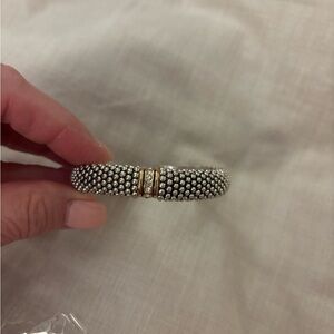 Elegant Silver and Gold Women's Bracelet